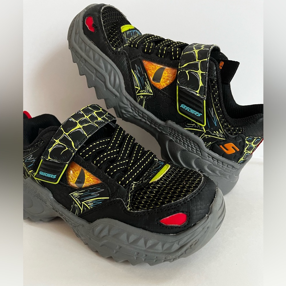 Sketchers Sketch-O-Saurus Boys T-Rex Dinosaur Sneakers - Picture 3 of 8